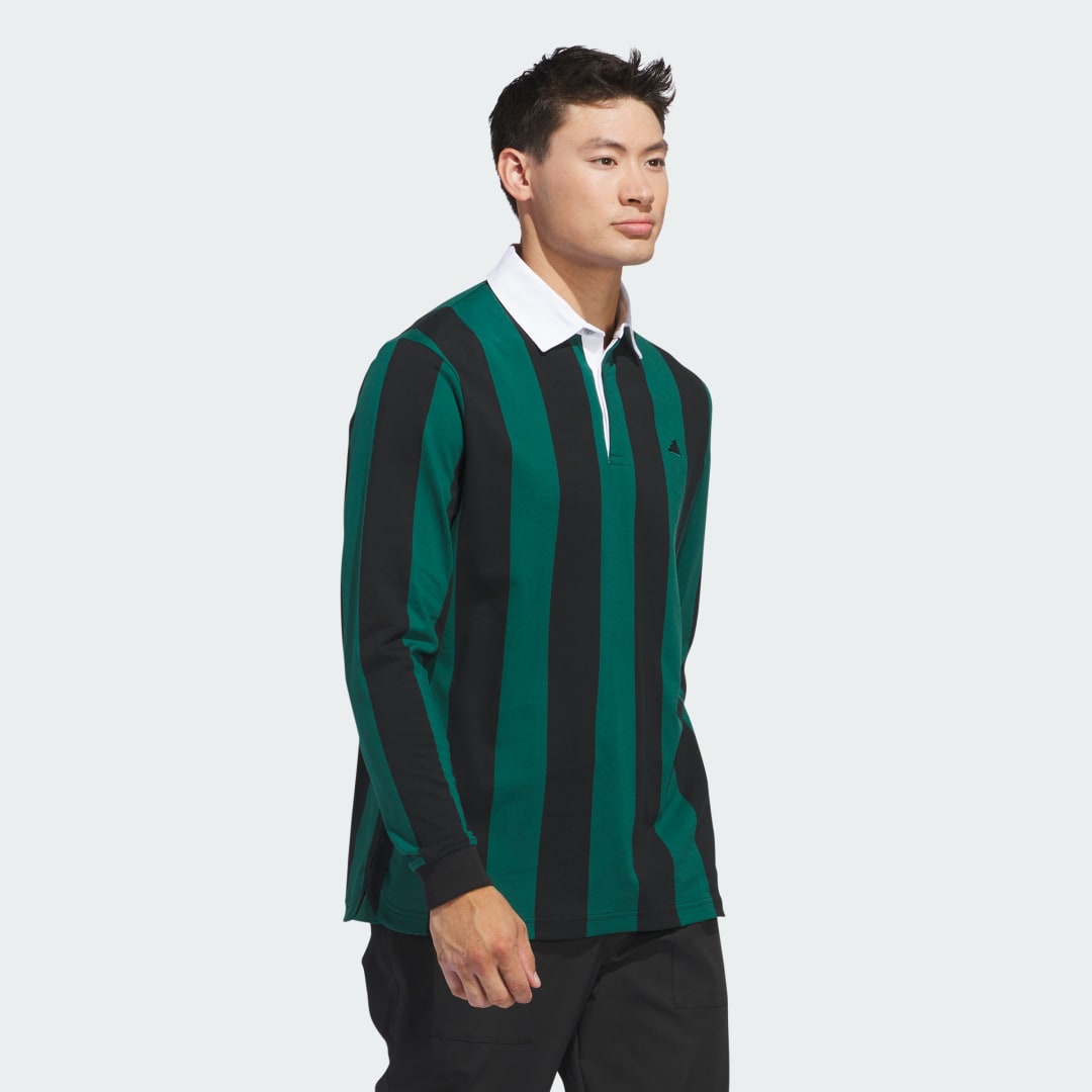 Go-To Long Sleeve Rugby Polo Shirt