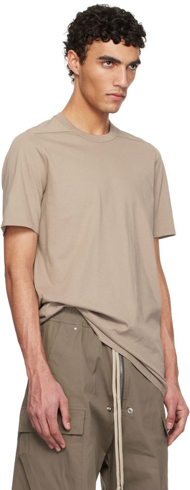 Tričko Rick Owens Rick Owens Short Level T-Shirt Biela | RU01E5264 JA, 4