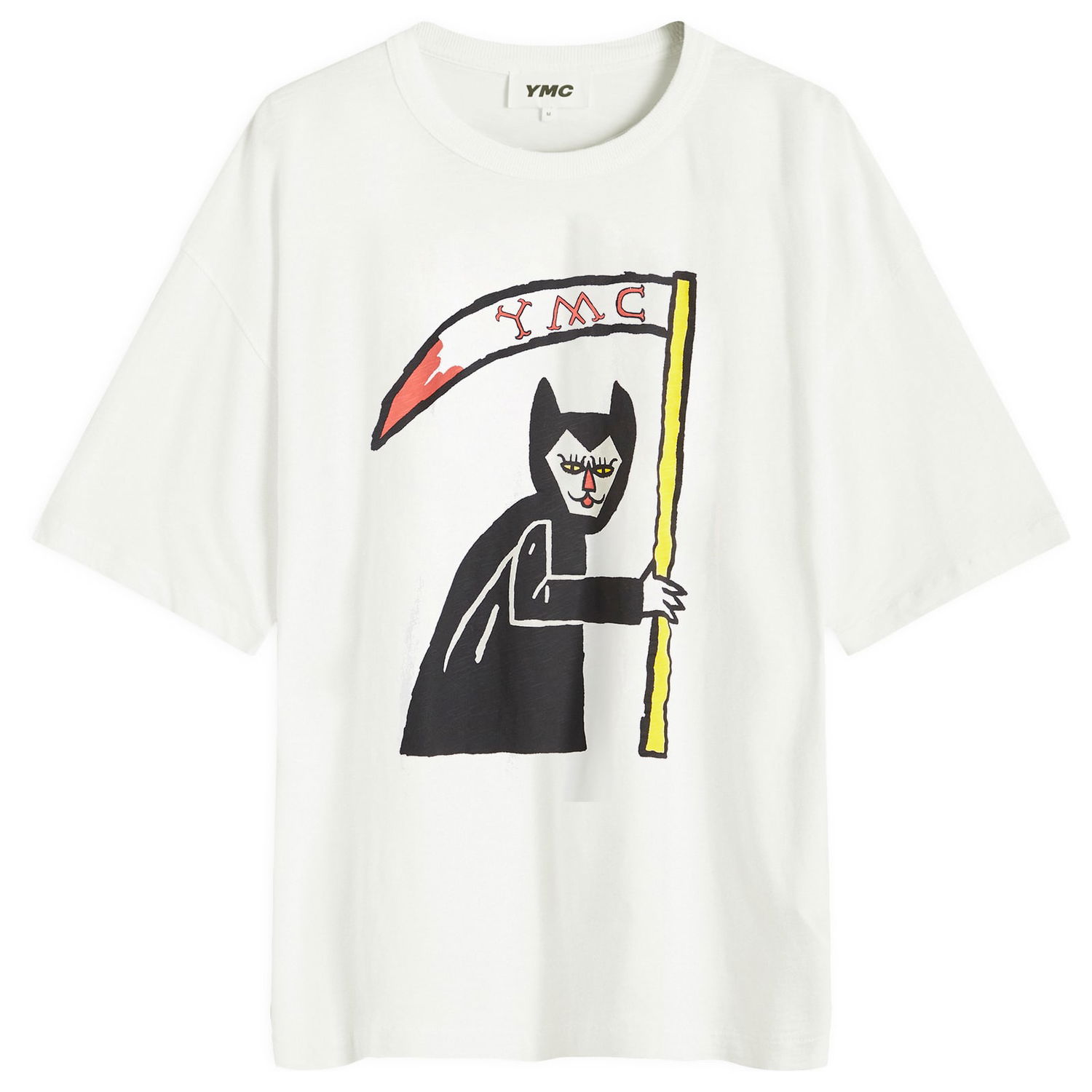 Tričko YMC Vixen Graphic T-Shirt Biela | P6XMA-10, 1