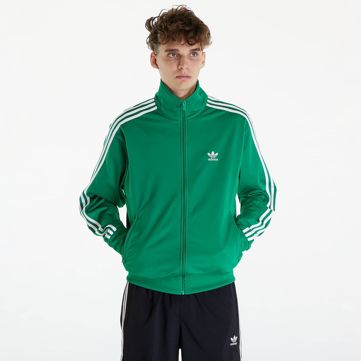 Mikina adidas Originals Adicolor Classics Firebird Track Top Green Zelené | IU0762, 0