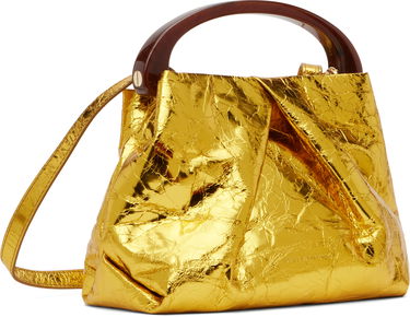Kabelka Dries Van Noten Dries Van Noten Leather Top Handle Bag Metalická | 251-011524-207, 1