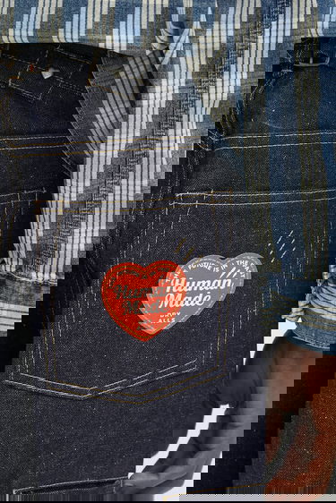 Džínsy Human Made Human Made Straight Denim Pants Past Modrá | HM29PT001, 3