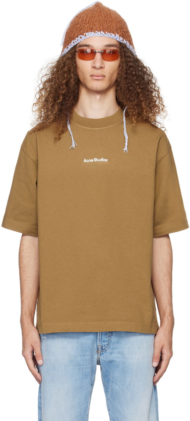 Tričko Acne Studios Printed T-Shirt Zelené | BL0385-