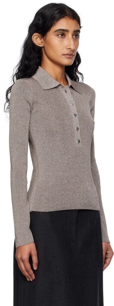 Polo tričko A.P.C. A.P.C. Mila Knit Polo Top Čierna | VIAMD-F23433, 4