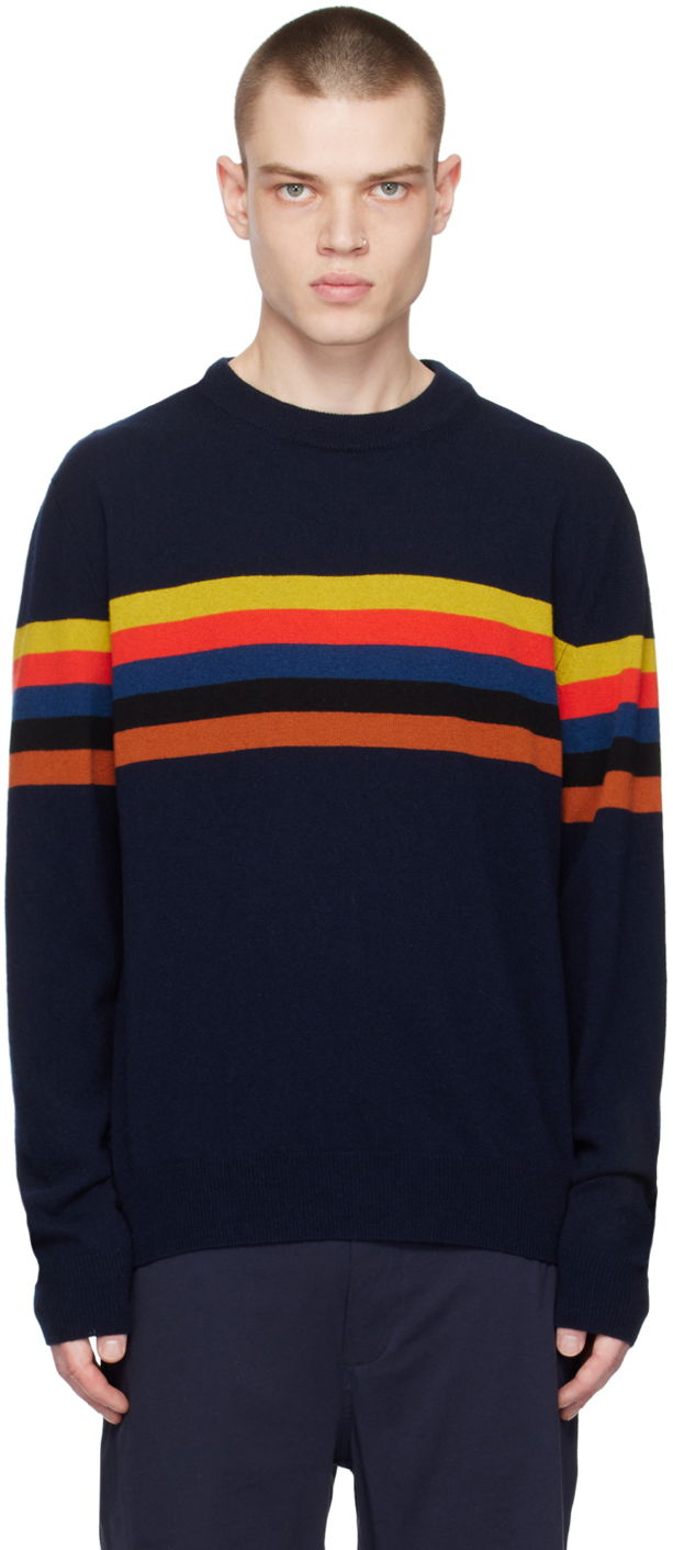 Sveter Paul Smith Paul Smith Stripe Sweater Navy | M1R-835X-K01954-49, 0