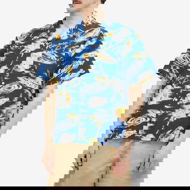 Košeľa Human Made Vacation Shirt 'Space' Modrá | HM27SH024-BL, 2