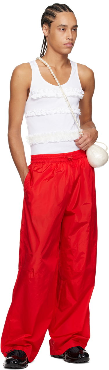 Tielko Simone Rocha Simone Rocha Ruffle Frill Tank Top Biela | 5324F 0553, 4