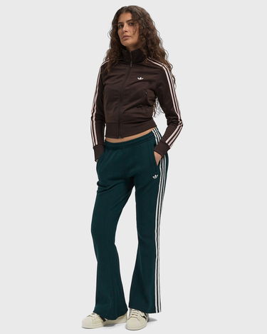 Tepláky adidas Originals Three-Stripe Waffle Flared Track Pants Zelené | KS7794, 1
