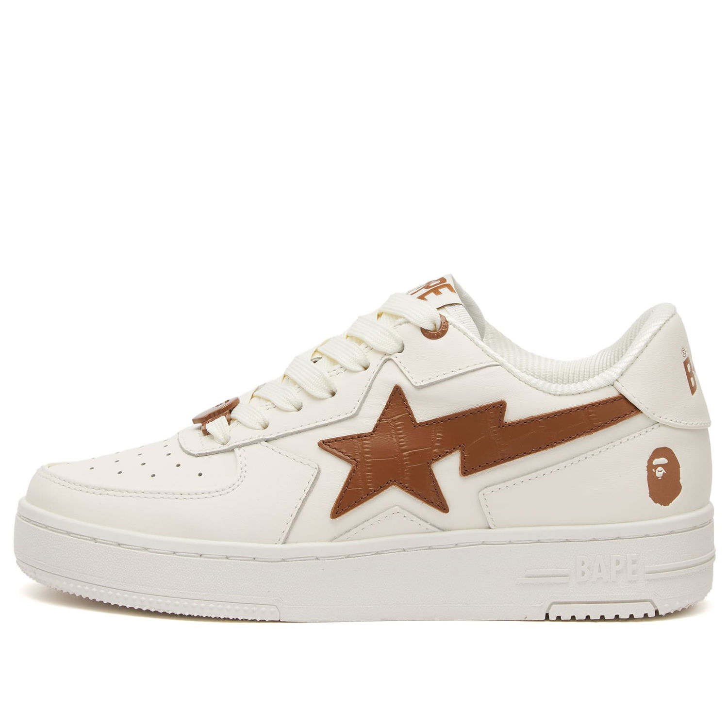 Tenisky a topánky BAPE Bathing Ape Sta Icon #1 Size UK 3.5 Biela | 001FWL302305L-BRW, 1