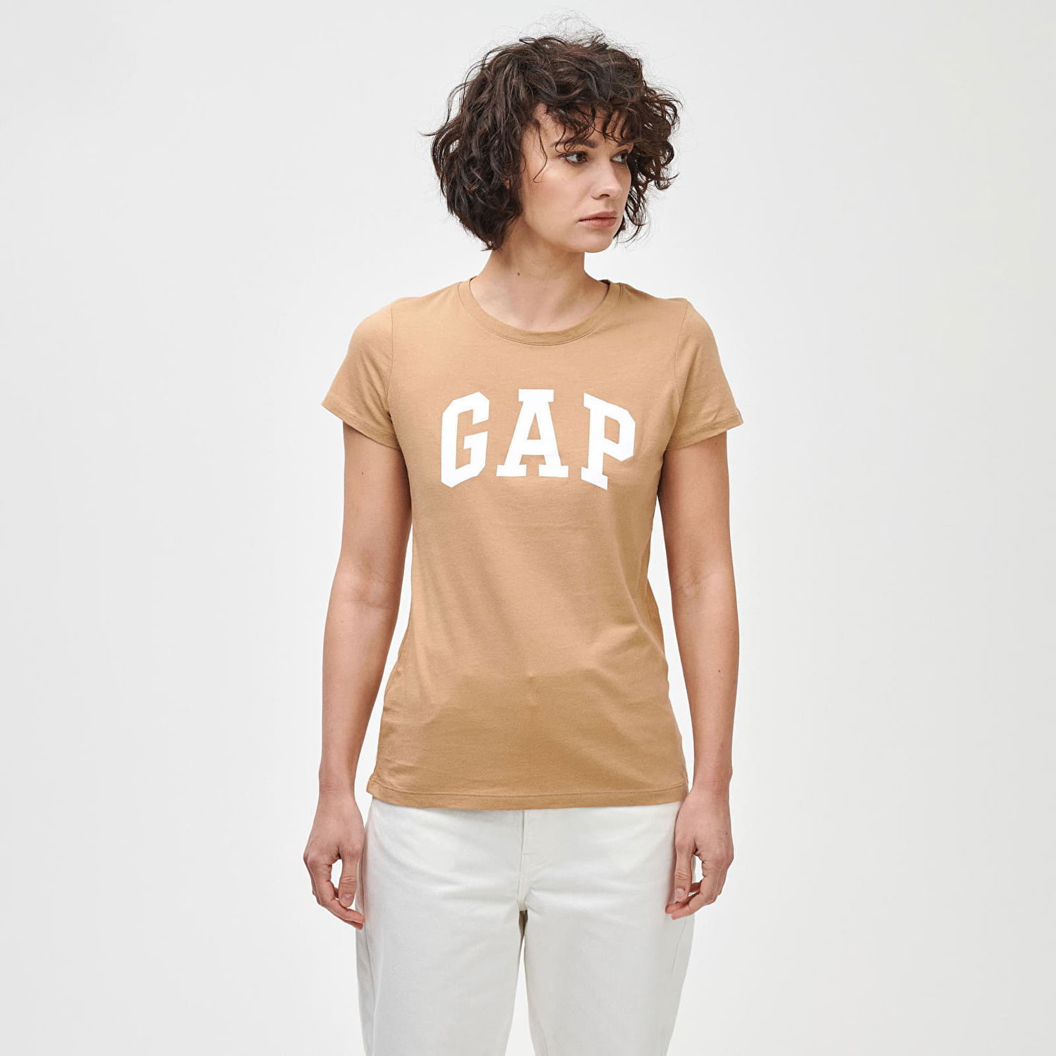 Tričko GAP Logo Tees 2Pack Mojave Béžová | 548683-01, 0