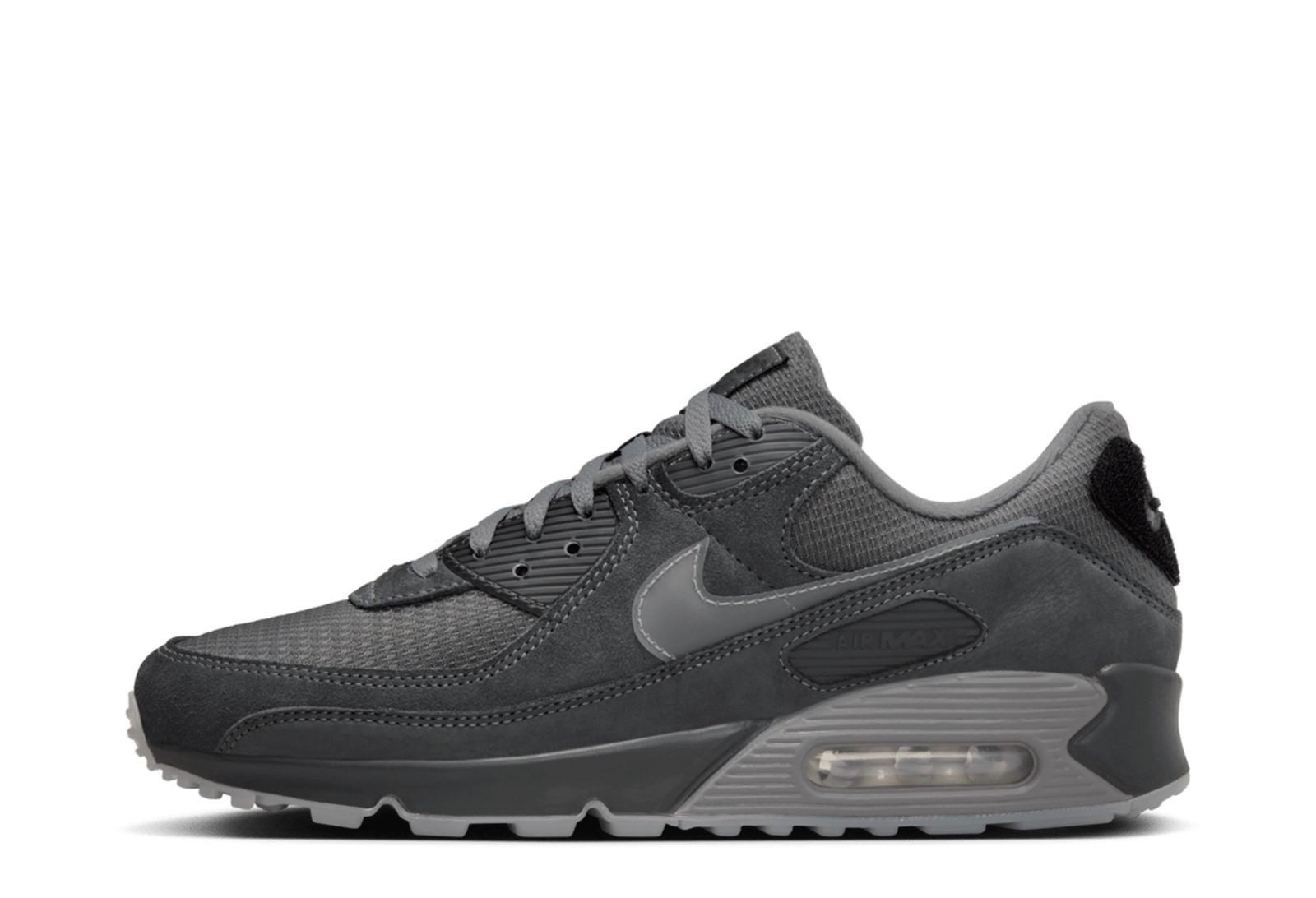 Air Max 90 Velcro Heel Patch Anthracite