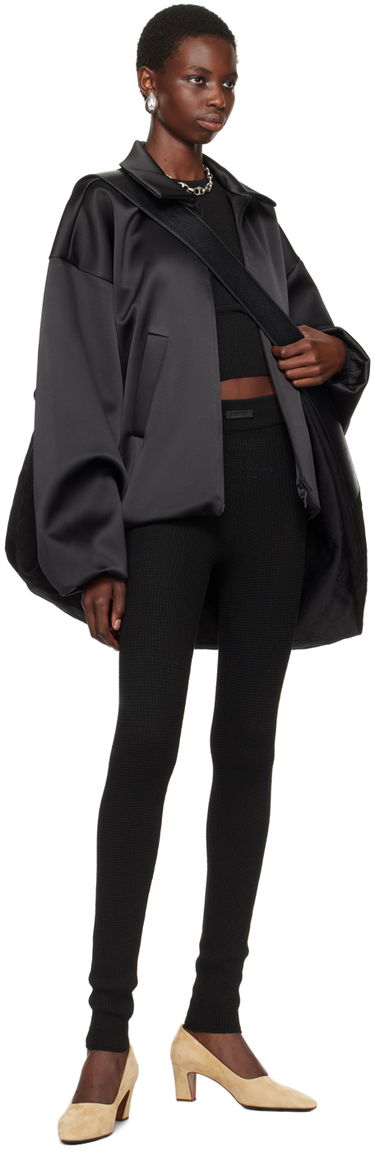 Legíny Fear of God Fear of God ESSENTIALS Waffle Leggings Čierna | 192BT247270FW, 4