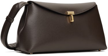 Kabelka TOTEME T-Lock Leather Clutch Hnedá | 244-WAL950-LE0025, 1