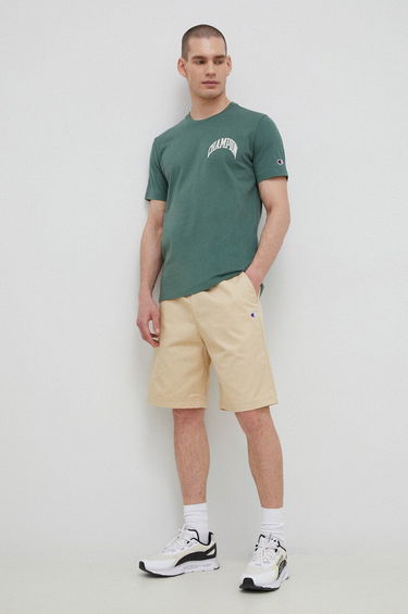 Šortky Champion Premium OG Reverse Weave Shorts Béžová | 217239, 1