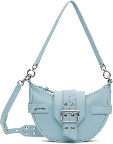 Taška cez rameno GANNI GANNI Bucky Small Crossbody Bag Modrá | A6463, 0