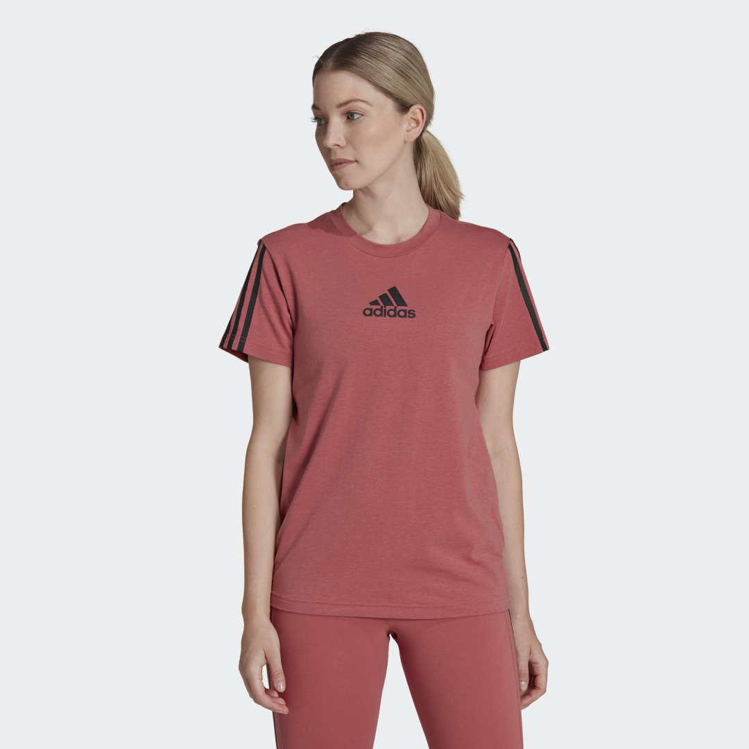 Tričko adidas Originals AEROREADY Made for Training Cotton-Touch Tee Červená | HN3872, 0