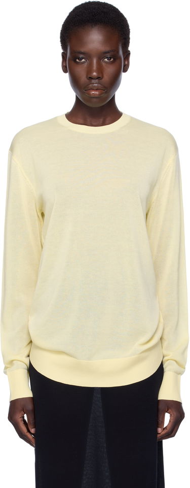 Tričko TOTEME TOTEME Knit Long Sleeve Tee Žltá | 253-WRT0604-YA0079, 0