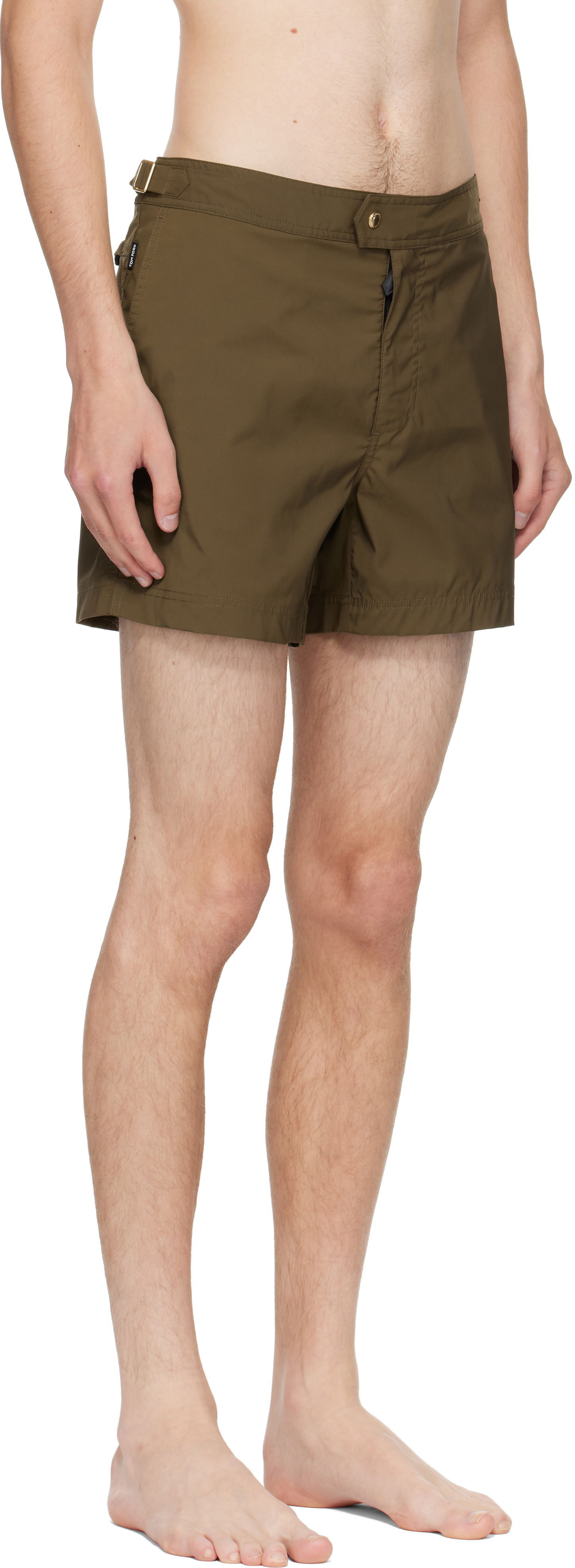 Plavky Tom Ford TOM FORD Nylon Swim Shorts Zelené | BSS001-FMN067, 1