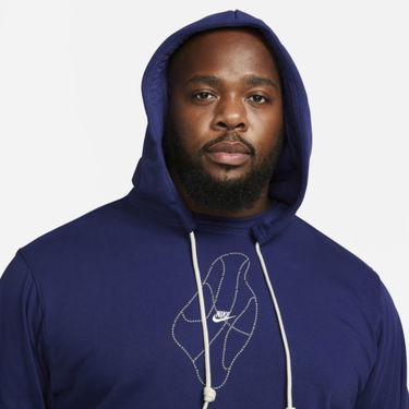 Mikina Nike Dri-FIT Standard Issue Pullover Basketball Hoodie Navy | DQ6103-455, 3