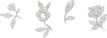 Náušnice SHUSHU/TONG SHUSHU/TONG YVMIN Edition Floral Gemstone Earring Set Metalická | 25632SLV00NN, 0