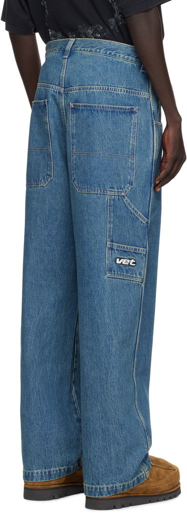 Džínsy VETEMENTS Vetements Hip-Hop Jeans Modrá | UH76DP250VB, 2