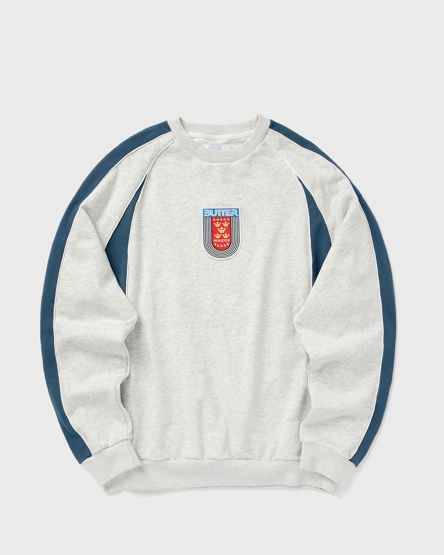 Mikina Butter Goods Crown Logo Crewneck Sweatshirt Biela | P20169, 0