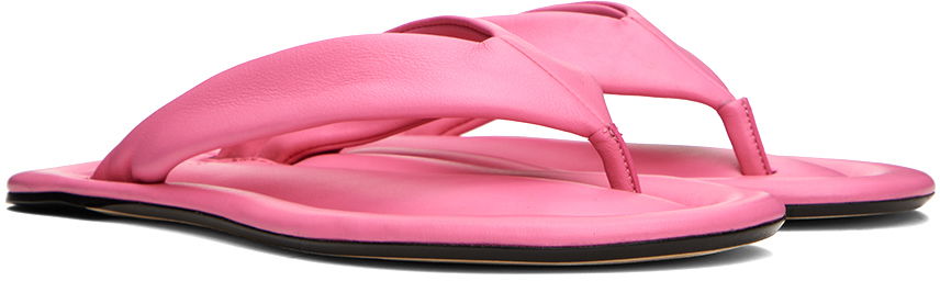 BY FAR Dasha Leather Thong Sandals
