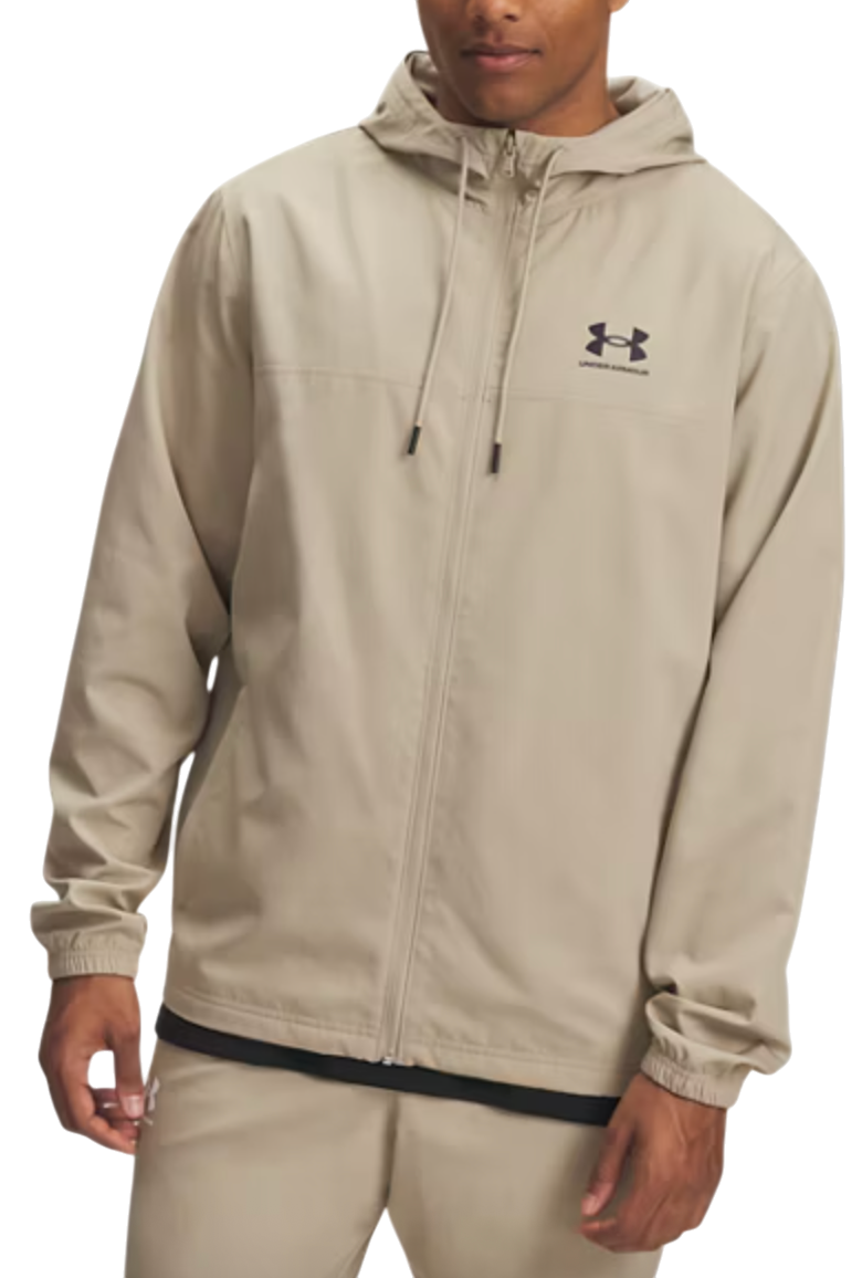 Vetrovka Under Armour Hooded Rival Woven Windbreaker Béžová | 1390149-299