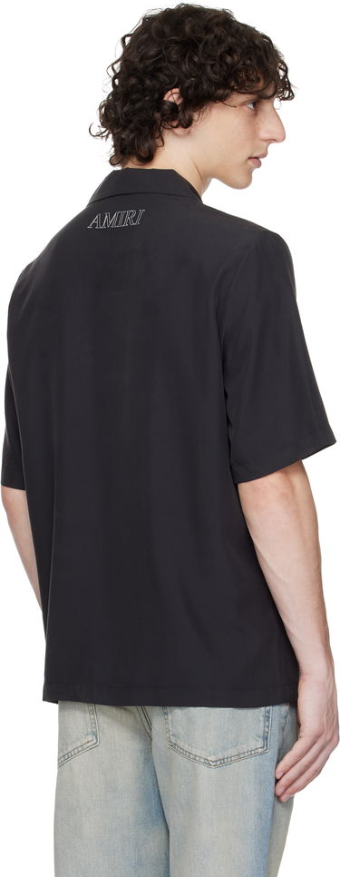 Košeľa AMIRI AMIRI MA Outline Bowling Shirt Čierna | AMSTCA1151, 2