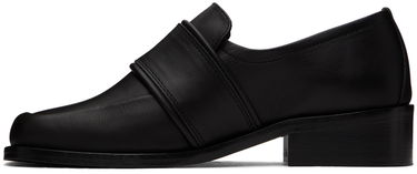 Tenisky a topánky BY FAR Leather Loafers With Strap Čierna | 23PFCYRLBLNAP, 2