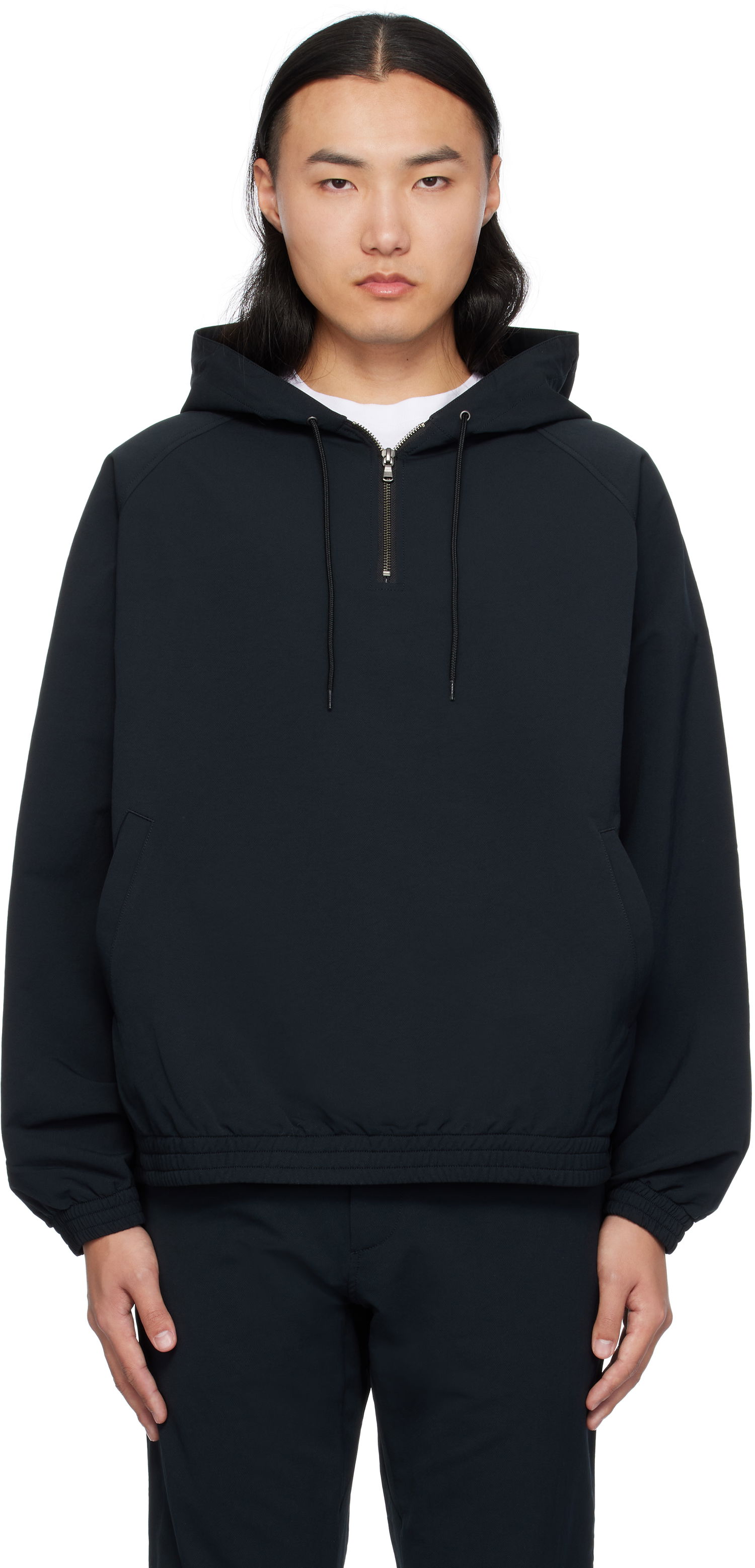 Mikina NANAMICA Sweatshirt Hoodie Čierna | S24FA041U, 0