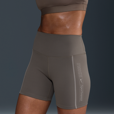 Šortky Nike One Dri-FIT High-Waisted 5" Bike Shorts Hnedá | HV6961-289, 1