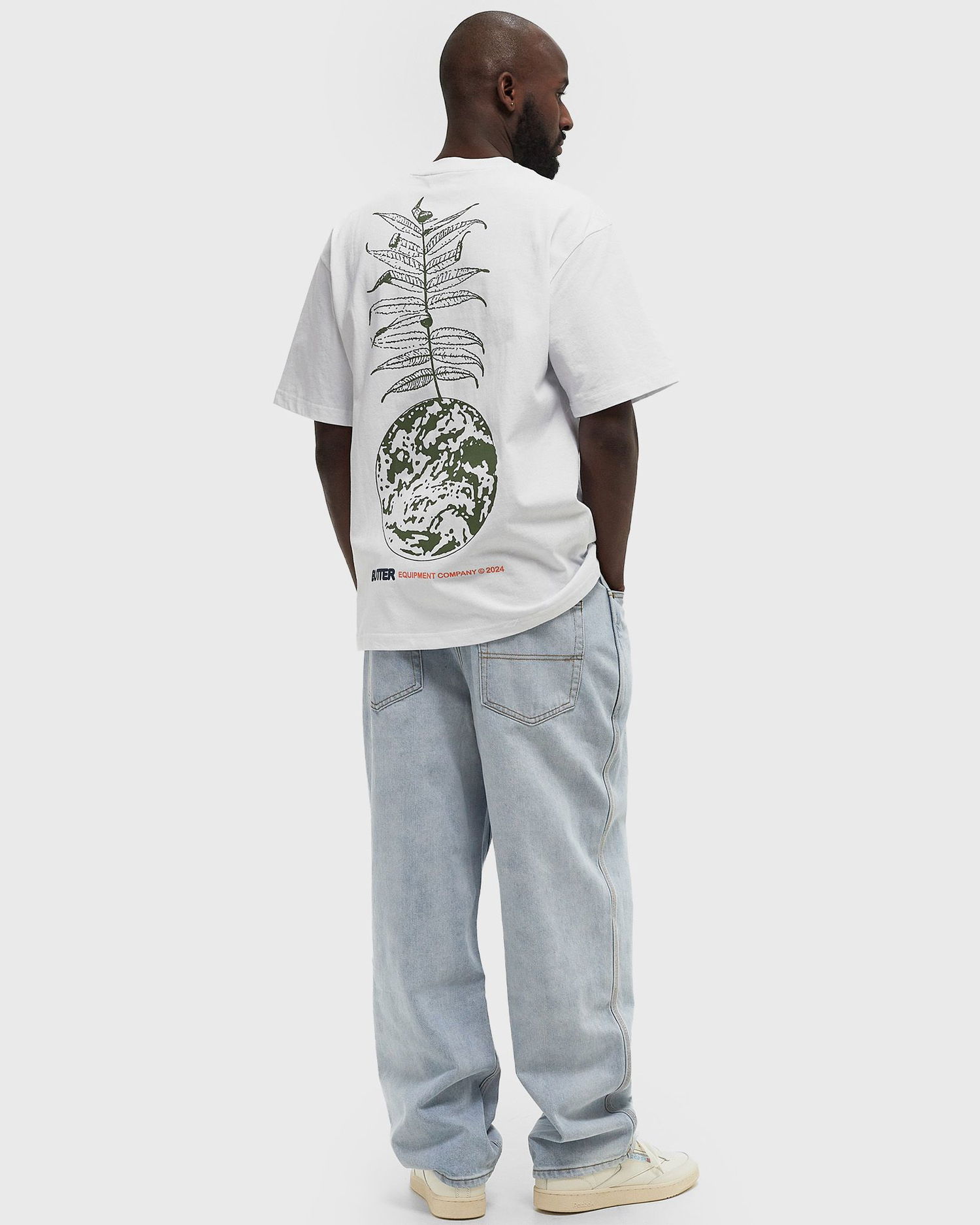 Tričko Butter Goods Earth Graphic T-Shirt in White Biela | P20358, 1