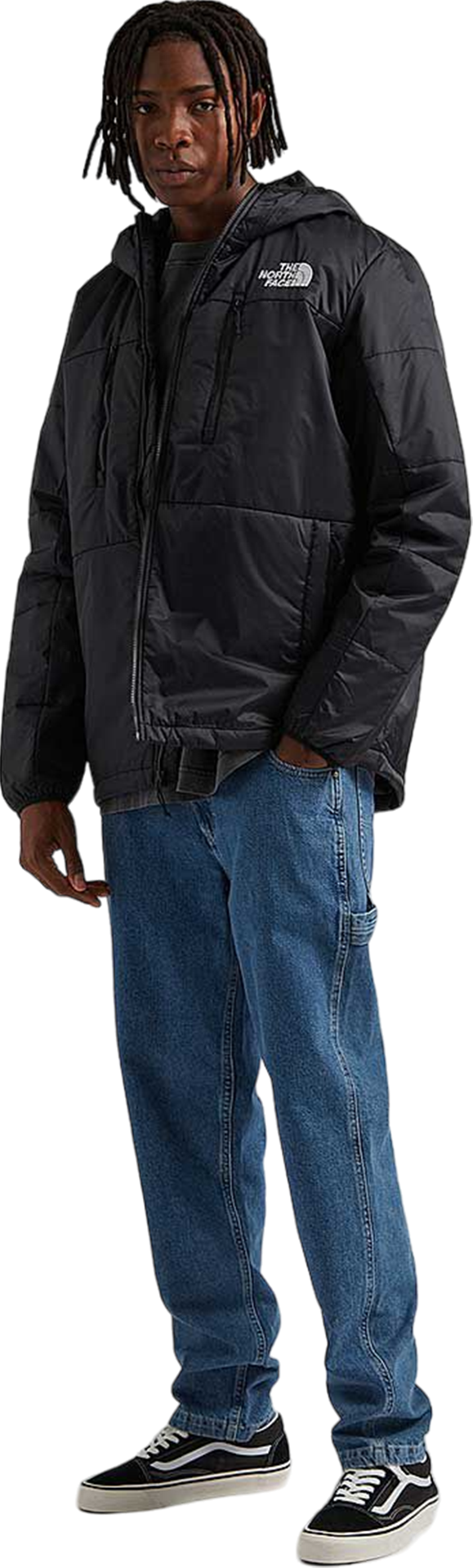 Prešívaná bunda The North Face Himalayan Light Padded Hooded Jacket Čierna | nf0a7wzxjk31-nf0a7wzxjk31, 1