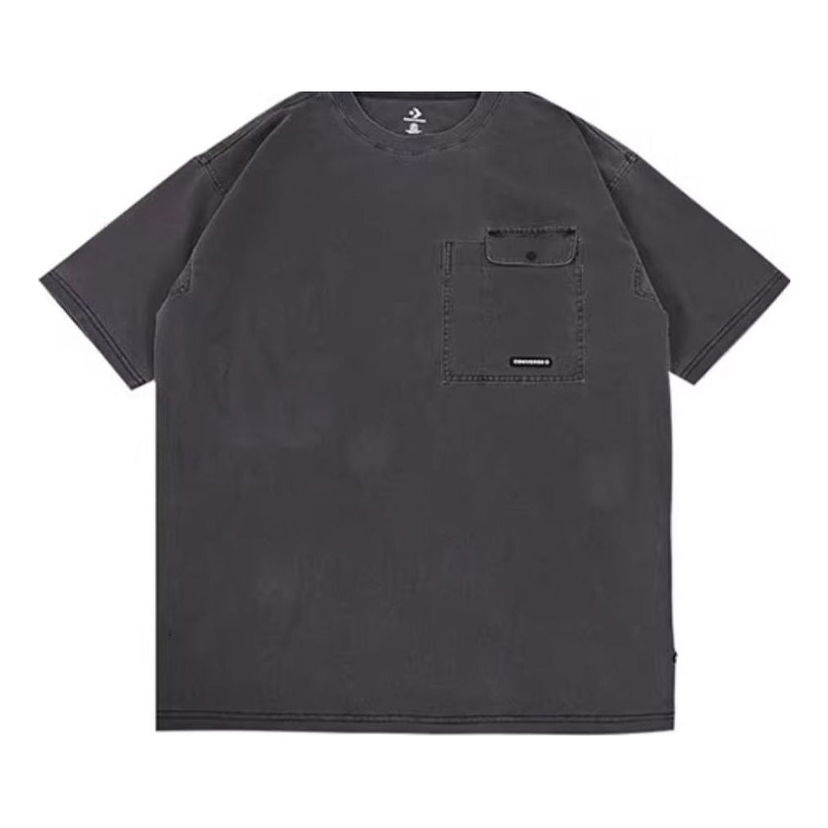 Tričko Converse Converse Utility Pocket T-Shirt Šedá | 10025228-A01