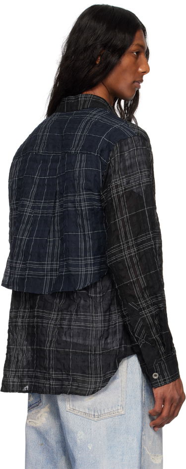 Košeľa Andersson Bell Andersson Bell Check Layered Shirt Čierna | atb1275m, 2