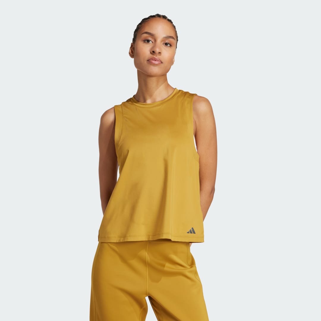Tielko adidas Performance Yoga Tank Top Žltá | JL7791, 0