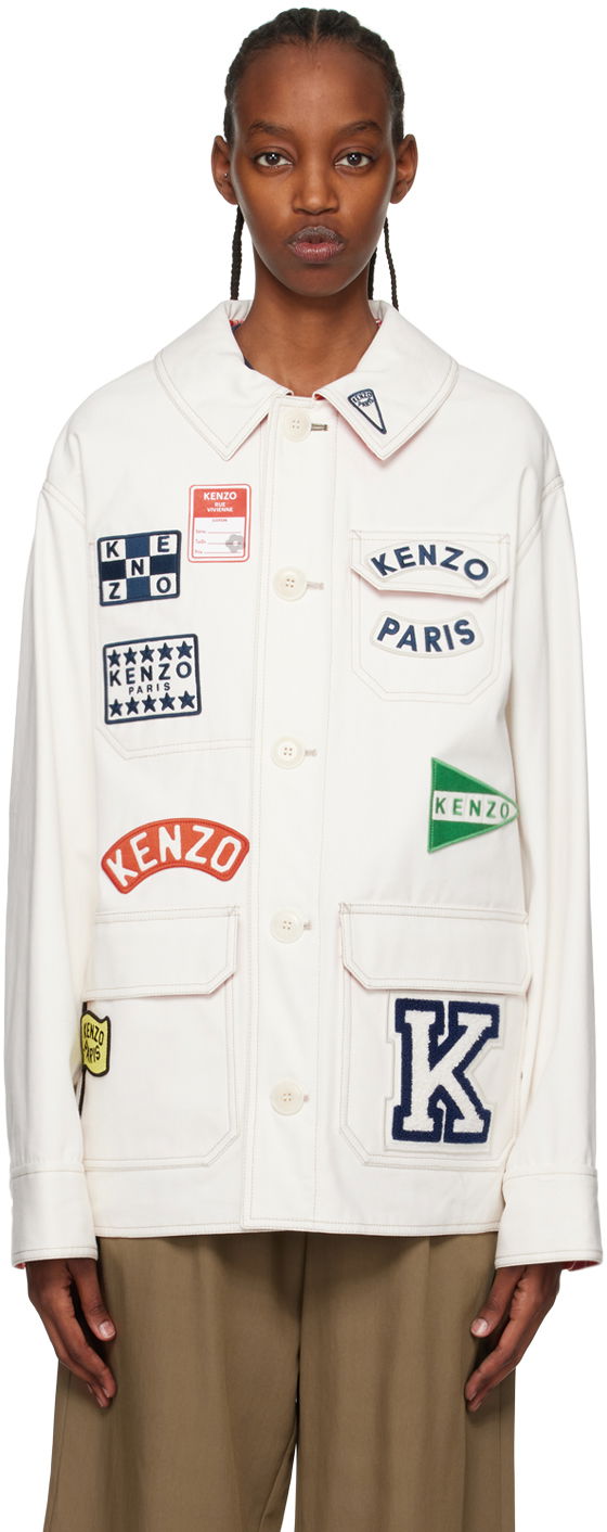 Bunda KENZO Paris Sailor Biela | FD52VE0379RT, 0
