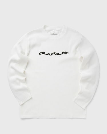Tričko ØLÅF WAFFLE TEE LS Biela | M180113-WHITE, 0