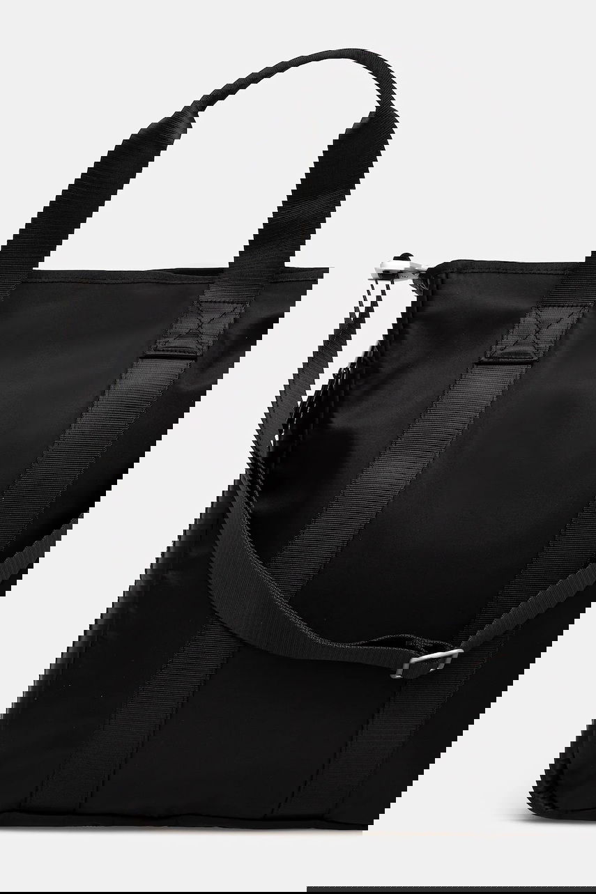 Black Tote Bag With Pouch