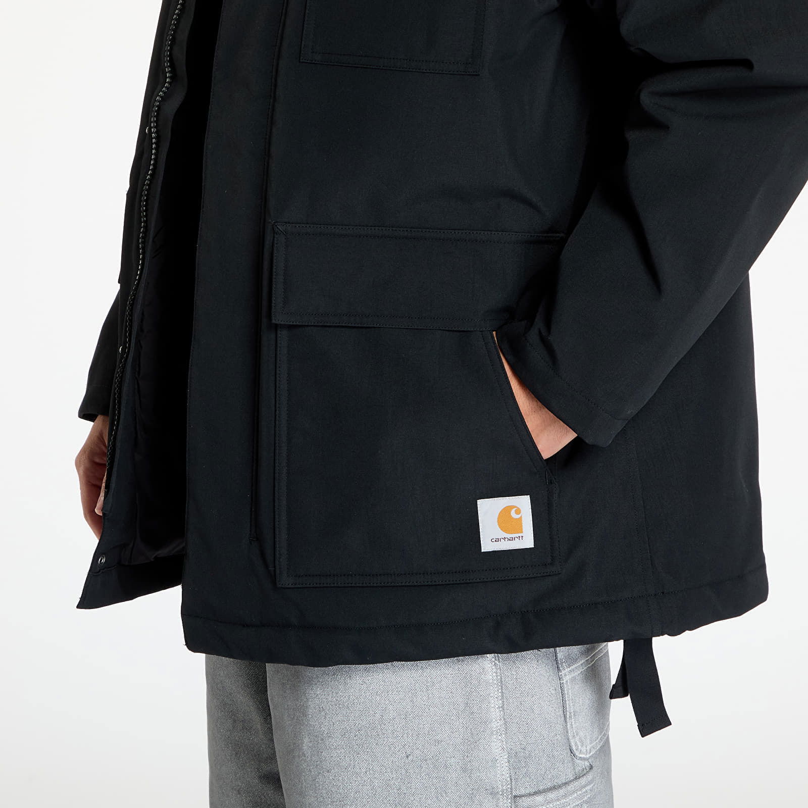 Jacket Clarton Coat UNISEX Black/ Black XS