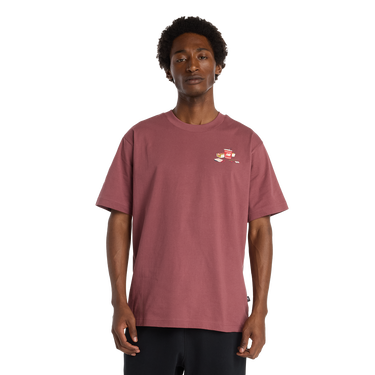 Tričko New Balance Spectator Graphic T-Shirt Vínová | MT53931-WAD, 0
