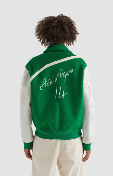 Bunda AXEL ARIGATO Bay Varsity Jacket Zelené | A2183004, 3