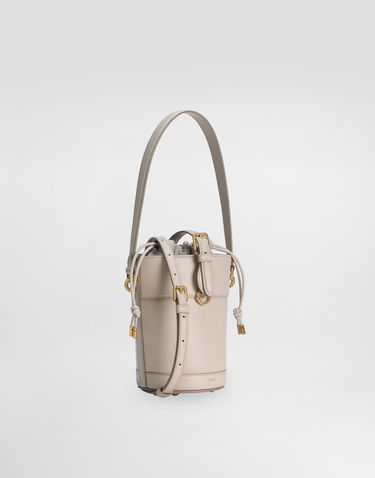 Kabelka Dolce & Gabbana Dolce & Gabbana Capri Bucket Bag Calfskin Canvas Béžová | BB7816AI45180004, 2
