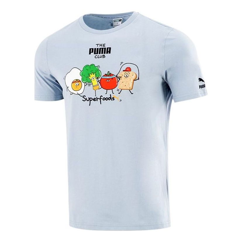 Tričko Puma Club Graphic T-Shirt Modrá | 533197-61