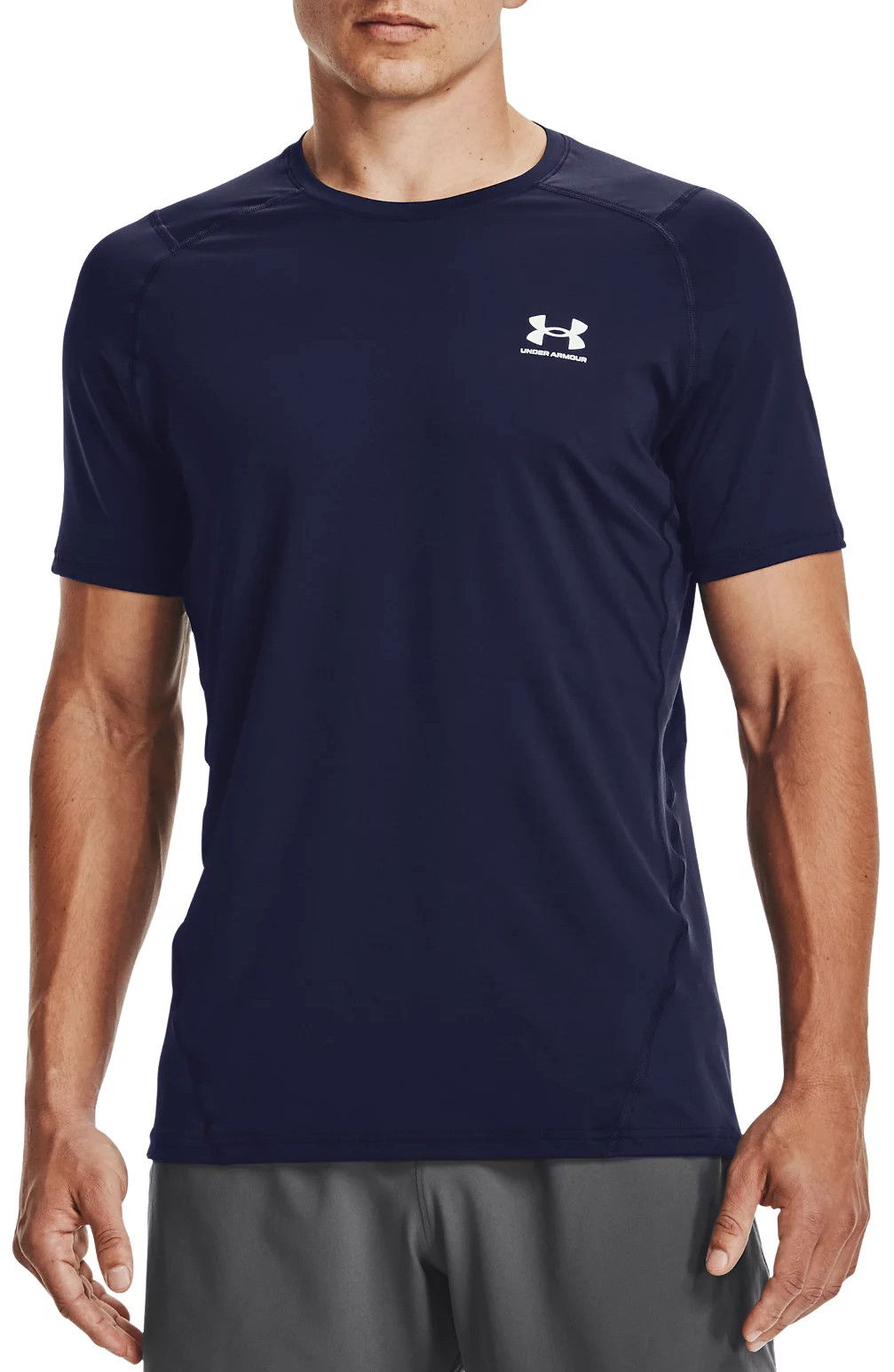 Tričko Under Armour T-shirt HeatGear Navy | 1361683-410, 0