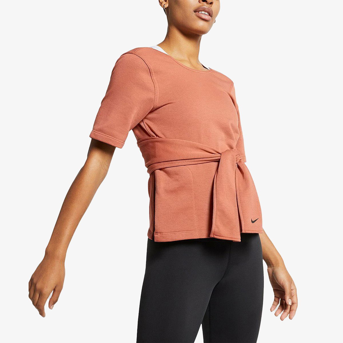 Tričko Nike Studio Wrap Short Sleeve Top Oranžová | AR6367-252, 0