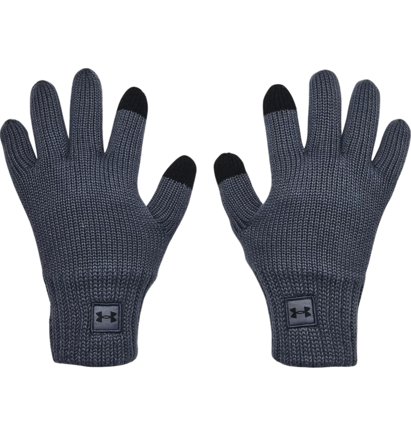 Rukavice Under Armour Halftime Wool Knit Touchscreen Gloves Šedá | 1378755-044