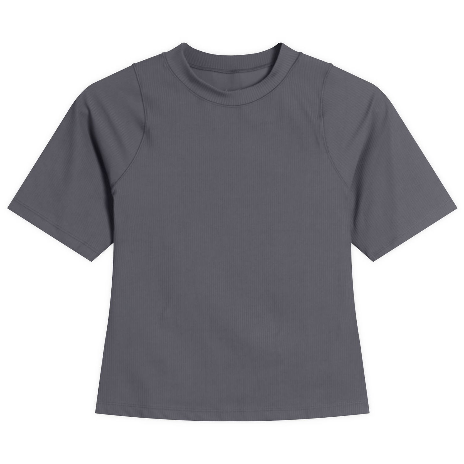Tričko Nike Zenvy Rib Short Sleeve Top, Size X-Small Šedá | HF2772-036, 1