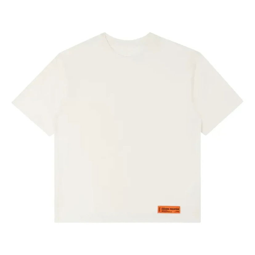 Tričko HERON PRESTON Regular Logo T-Shirt Biela | HMAA025C99JER0010100